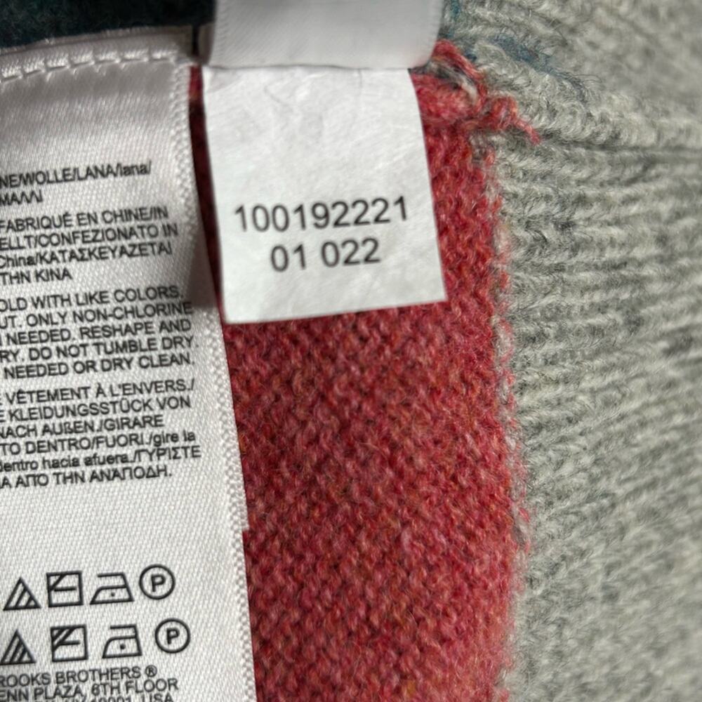 Brooks Brothers Brushed Wool Patchwork Colorblock… - image 6